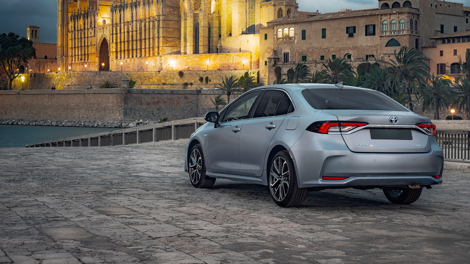 Vista trasera del Toyota Corolla Sedan