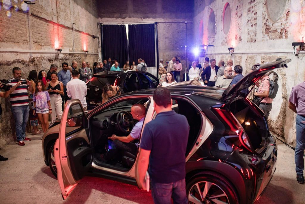 Evento de presentación del Aygo X Cross