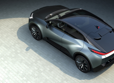 Un guiño al futuro: presentado el prototipo del todocamino compacto Toyota bZ