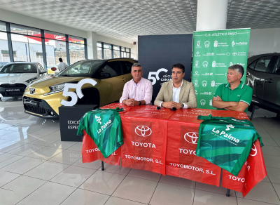 El Atlético Paso y Toyota Canarias renuevan su compromiso para la temporada 2023-2024