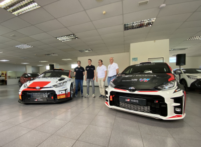 Toyota Canarias presenta a los pilotos que debutarán en el 48 Rally Islas Canarias. 