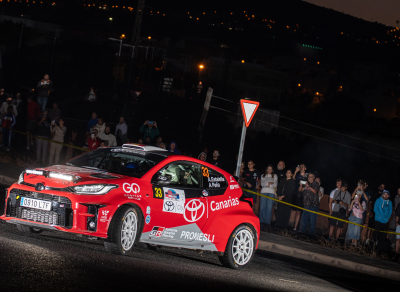 Estalella y Peña firman una gran remontada con el GR Yaris N4 en el exigente Rally Ciudad de Telde