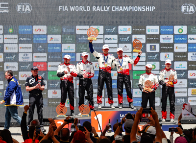 TOYOTA GAZOO Racing logra un espectacular 1-2-3-4 en el Rally Islas Canarias