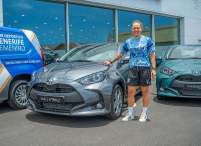 El CD Tenerife Femenino ya tiene sus vehículos oficiales para la temporada 2026/27