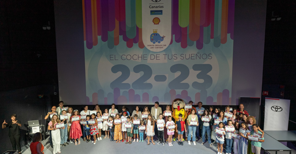 TOYOTA CANARIAS ENTREGA LOS PREMIOS DEL CONCURSO DE DIBUJOS INFANTILES DREAM CAR 2022 - 2023