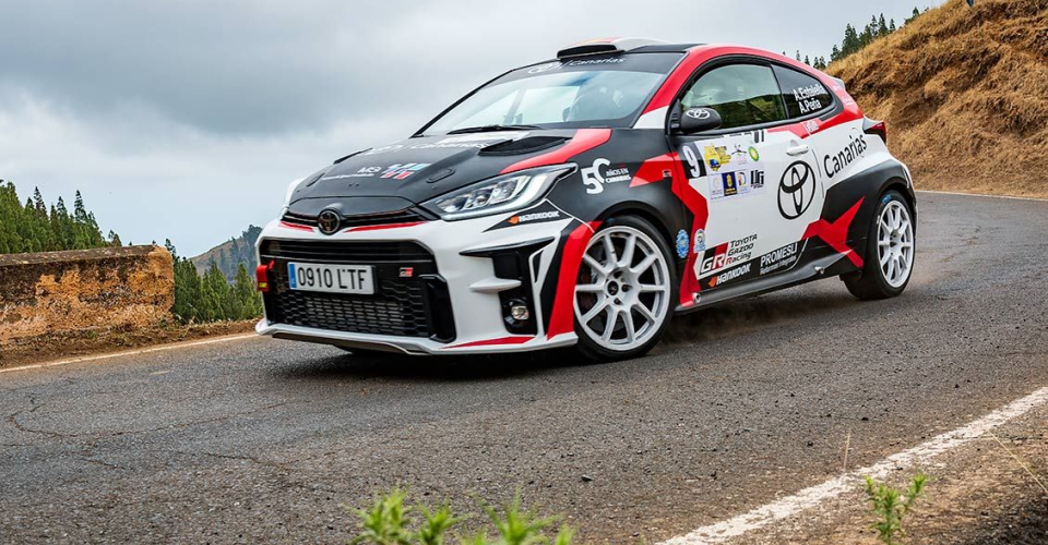 Antonio Estalella y Juan Monzón, en el IX Rally Comarca Norte