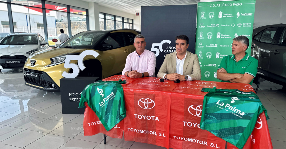 El Atlético Paso y Toyota Canarias renuevan su compromiso para la temporada 2023-2024