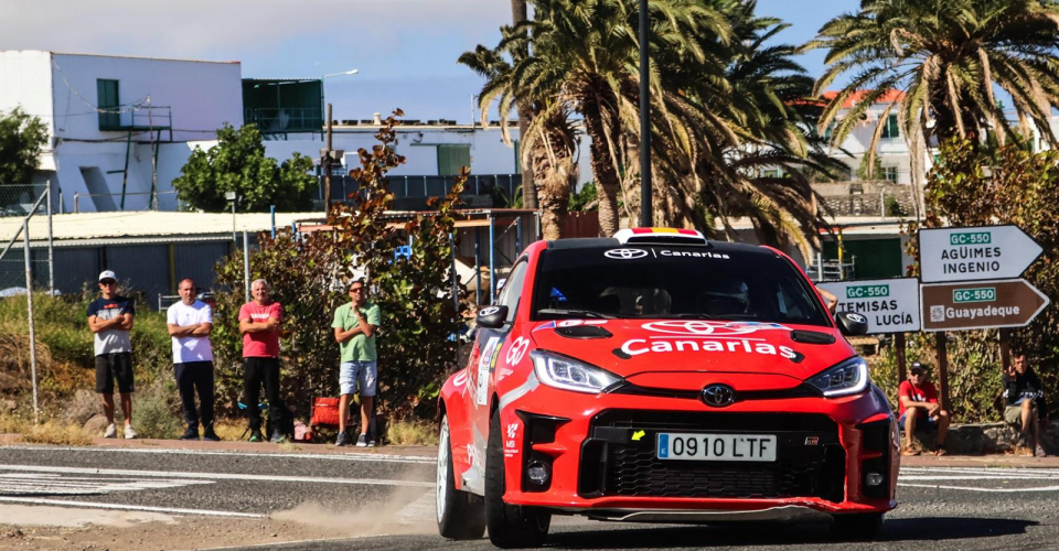 Estalella y Peña firman una gran remontada con el GR Yaris N4 en el exigente Rally Ciudad de Telde